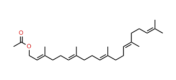 (E,E,E,E)-3,7,11,15,19-Pentamethylicosa-2,6,10,14,18-pentaen-1-ol acetate